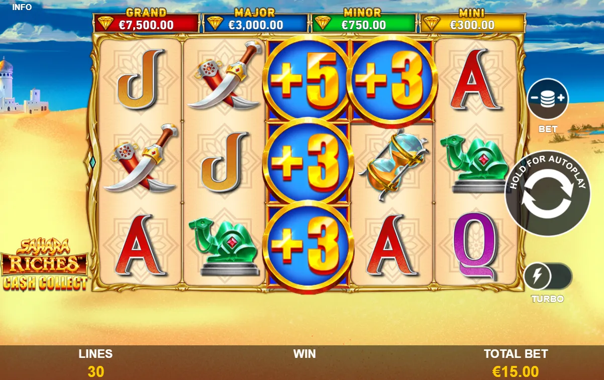 Sahara Riches Cash Collect Slot