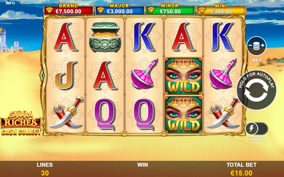 Sahara Riches Cash Collect demo